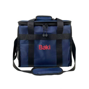 Heavy Duty Insulated Food Delivery Bag Navy Blue 16x16x13” with Hot Cold Divider Zipper Suitable for Takeaway Restaurants Pizza Indian Kebabs Chinese